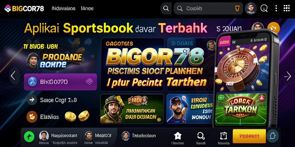 Tampilan gameplay menarik dan desain antarmuka BIGCOR78.