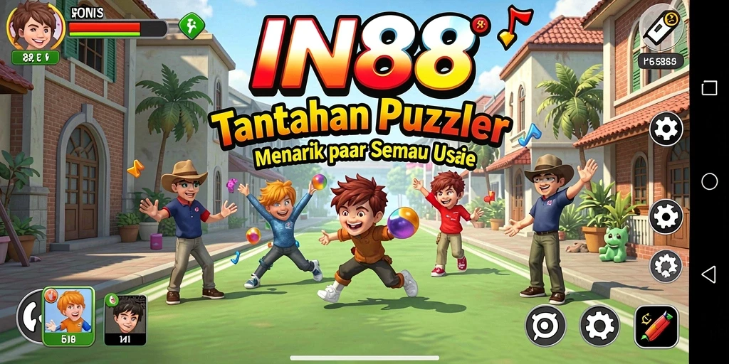 Tampilan gameplay menarik dari IN88 dengan teka-teki yang menantang.