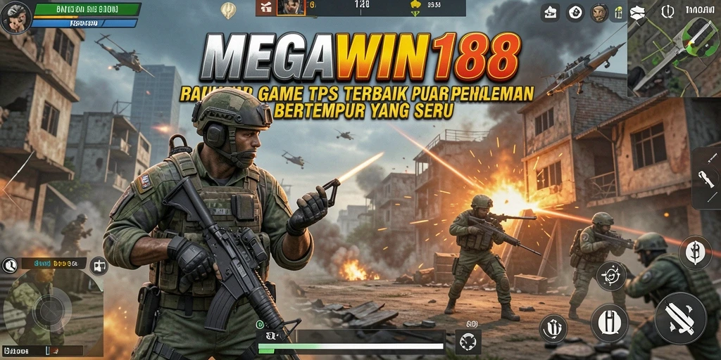 Tampilan gameplay seru di MEGAWIN188 dengan aksi tembak-menembak yang menegangkan.