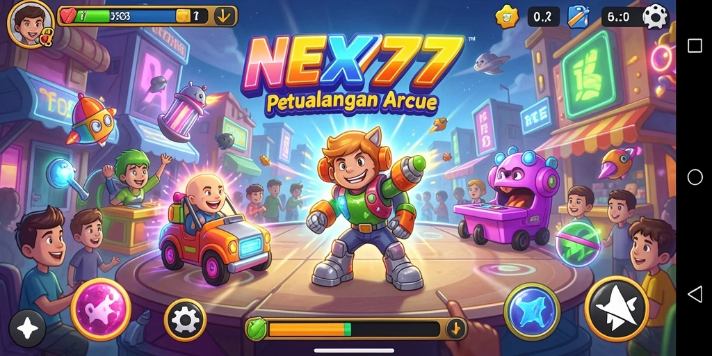Tangkapan layar gameplay seru NEX777 yang memikat di dunia Arcade.