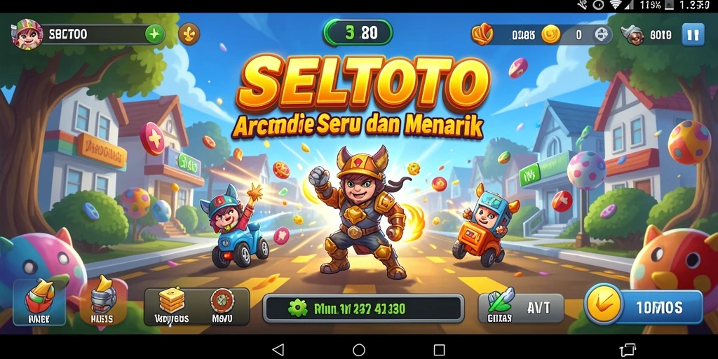 Tampilan gameplay yang seru dan penuh warna dari SELTOTO.